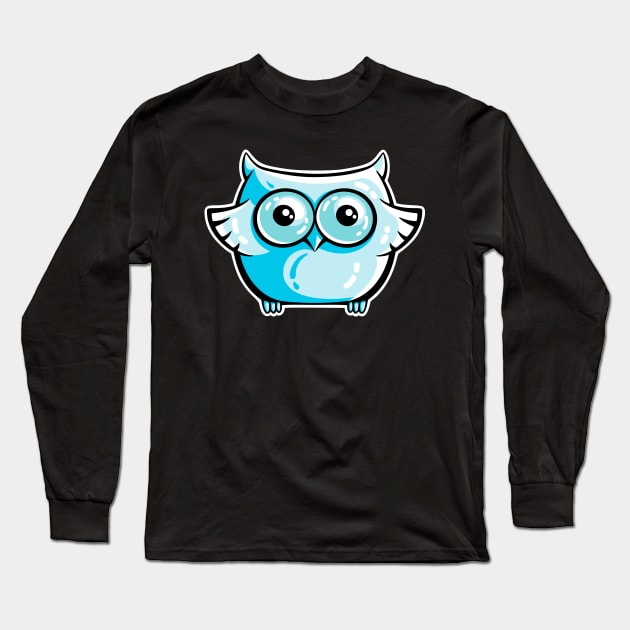 Kawaii Cute Owl Long Sleeve T-Shirt by freeves